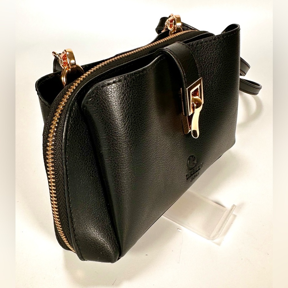D. Kelly-Japan- Shoulder/Crossbody Bag in Black - Picture 3 of 16